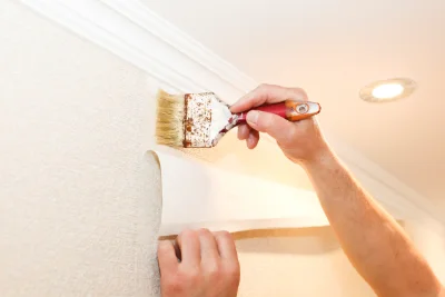 Pose de papier peint à Guémar — revêtements muraux et toiles de verre